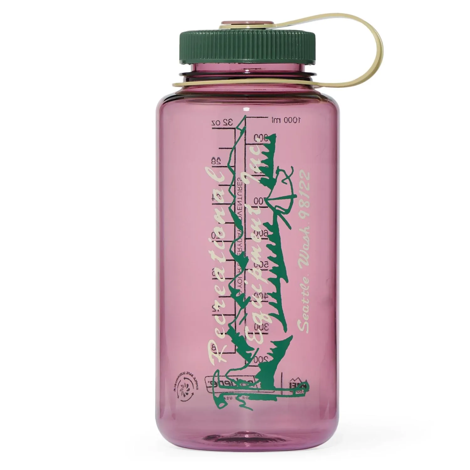 

Nalgene Sustain Original Logo Широкая горловина Бутылка для воды 32 унции REI Co-op, Cherry Blossom