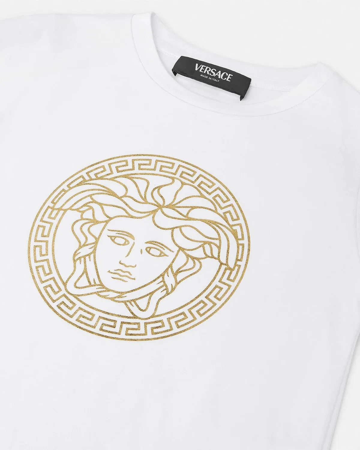 Детская футболка Medusa VERSACE, белый — фото 4