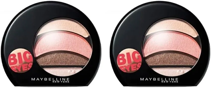 Тени для век Maybelline New York Big Eye Shadow, розовый, 2 шт.