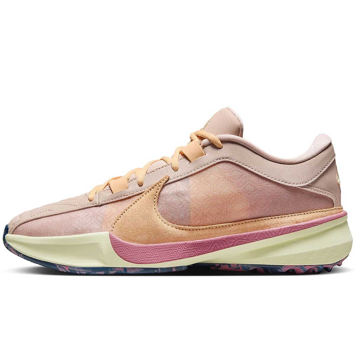 

Баскетбольные кроссовки ZOOM FREAK 5 CREAM CITY Nike, цвет Fossilstein/Himmlisches Gold/Alabaster Weiß