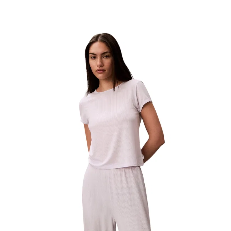 Футболка женская с круглым вырезом Moderate Calvin Klein, 2IK-Smoky Green — фото 4