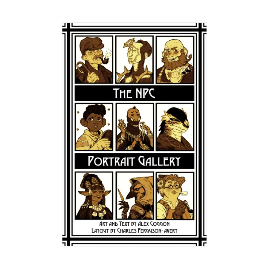 

NPC Portrait Gallery, Role Playing Games (Feral Indie), мягкая обложка