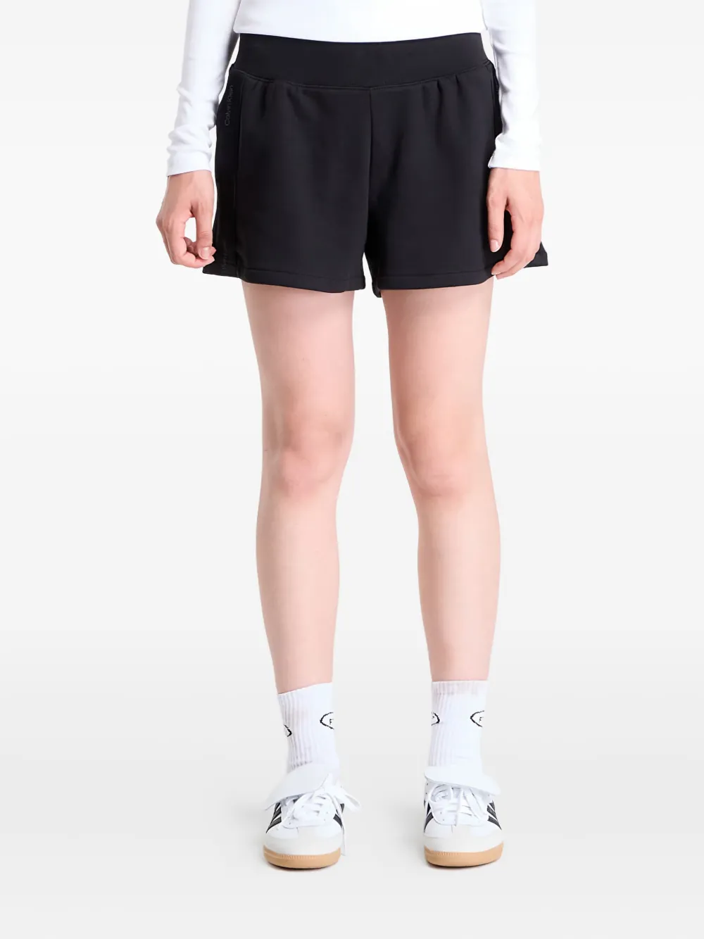 

Спортивные шорты с логотипом Calvin Klein, черный