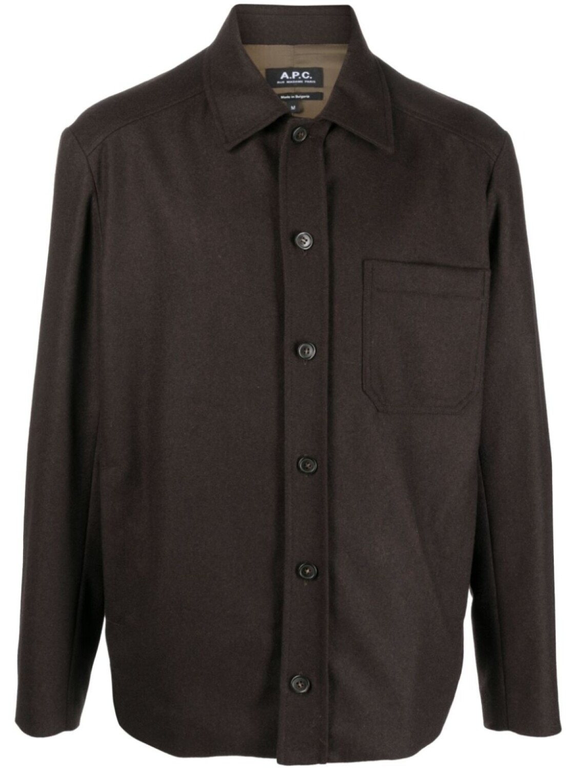 

A.P.C. куртка на пуговицах, коричневый