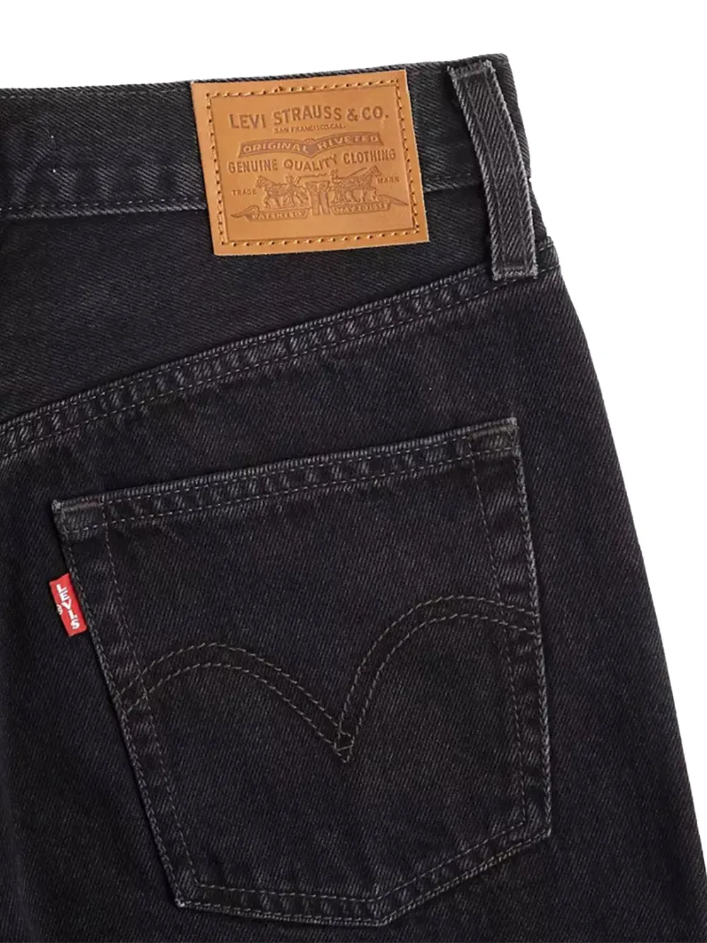 Джинсы Ribcage широкого кроя Levi'S Premium, черный — фото 3