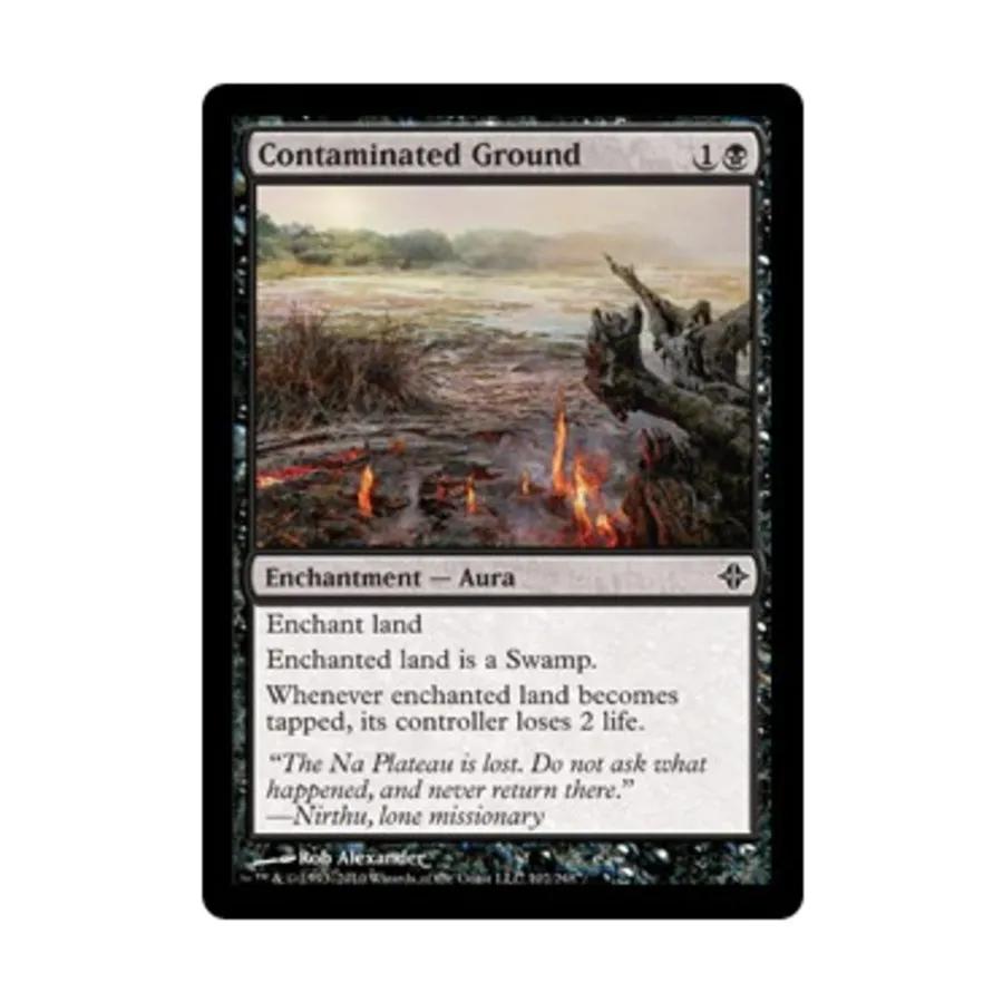 

CCG Загрязненная земля (C) (фольга), MTG - Rise of the Eldrazi