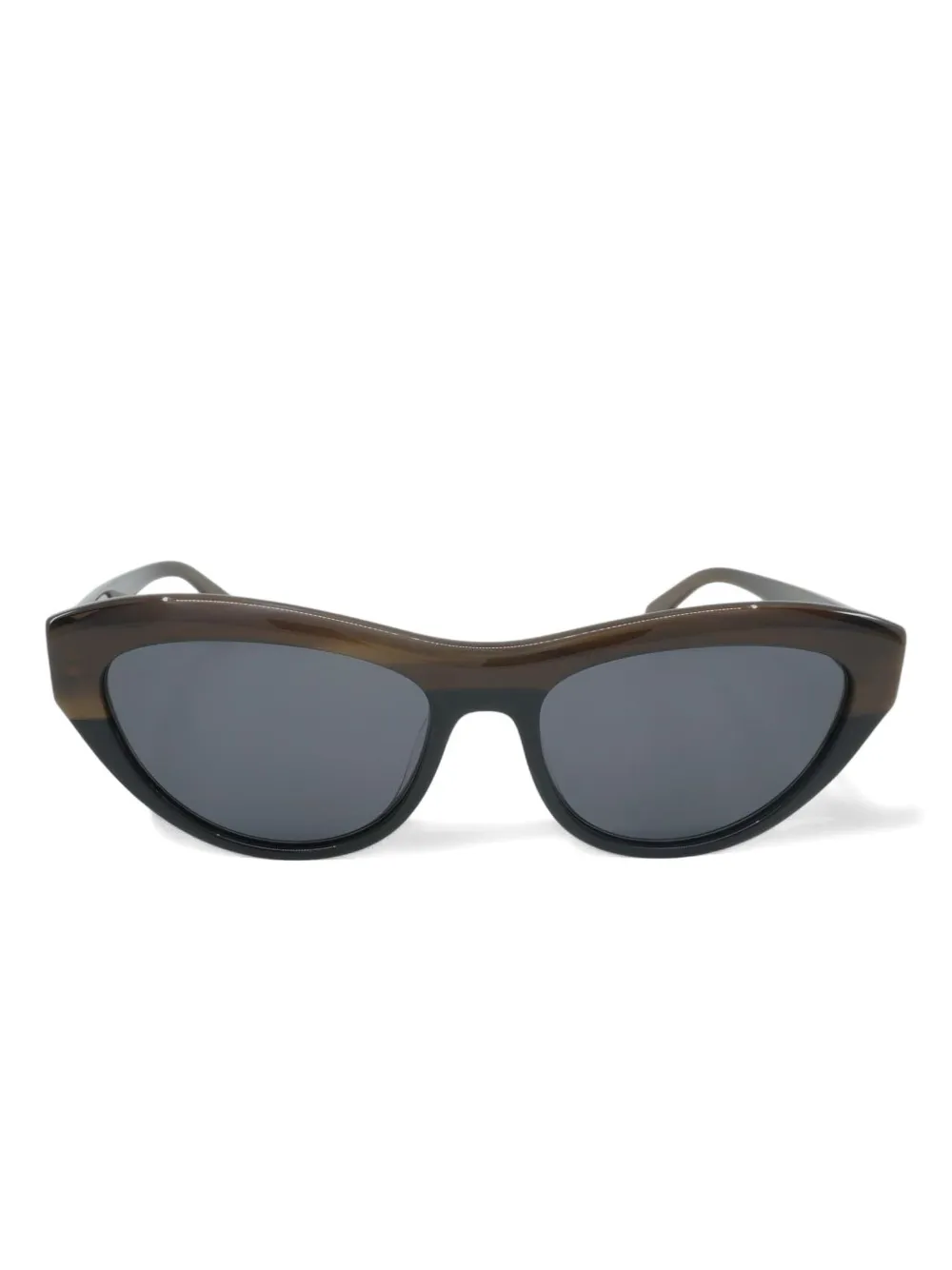 

Солнцезащитные очки в оправе 'кошачий глаз' Ferragamo Eyewear, коричневый