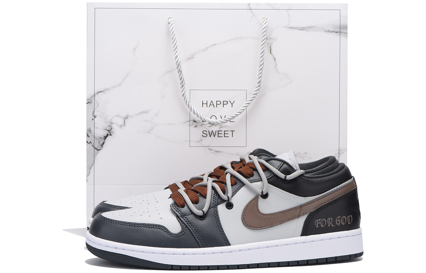 

Кроссовки Air Jordan 1 Vintage Basketball Shoes Unisex Low-top White, белый
