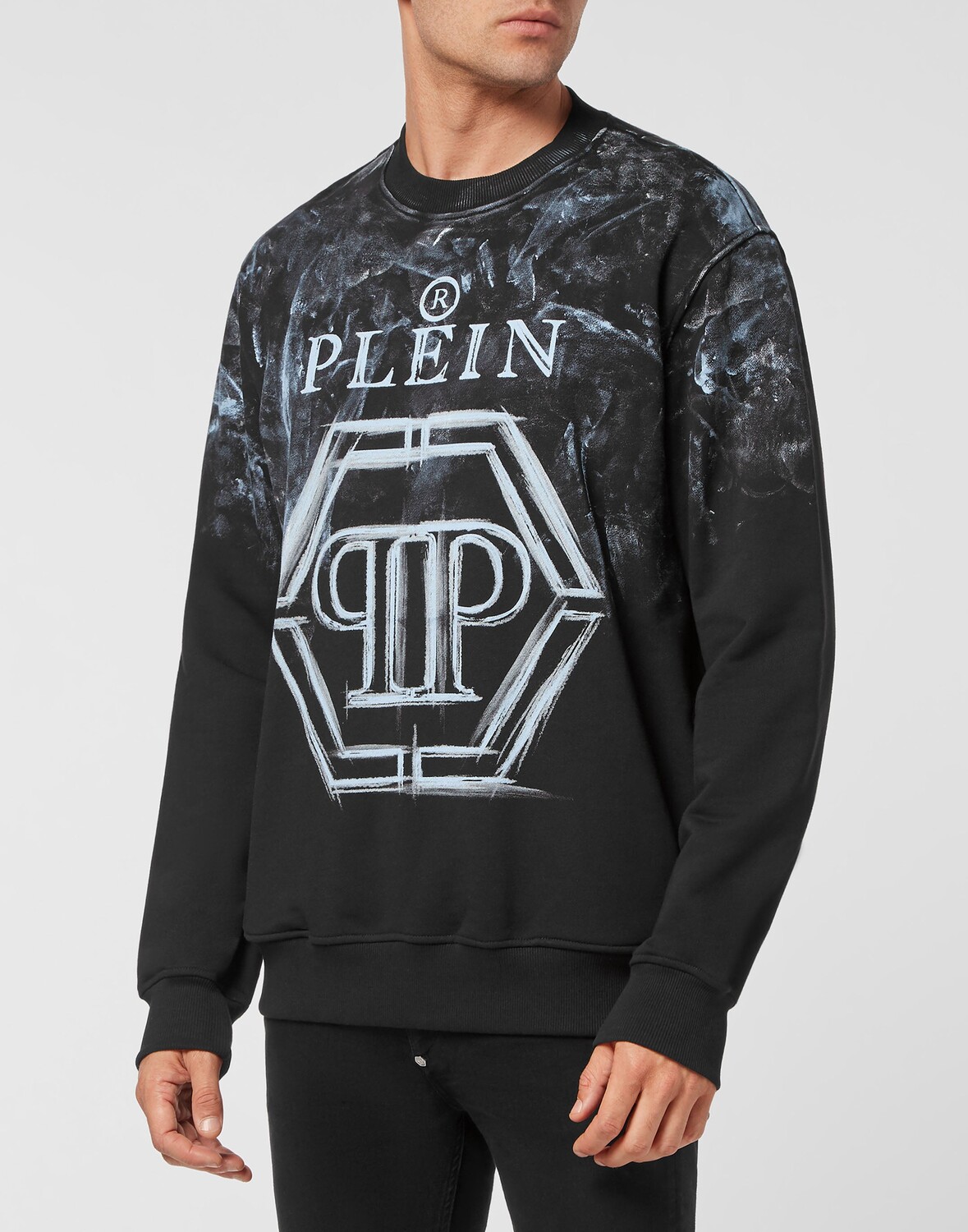 

Толстовка LS Hexagon Philipp Plein, черный
