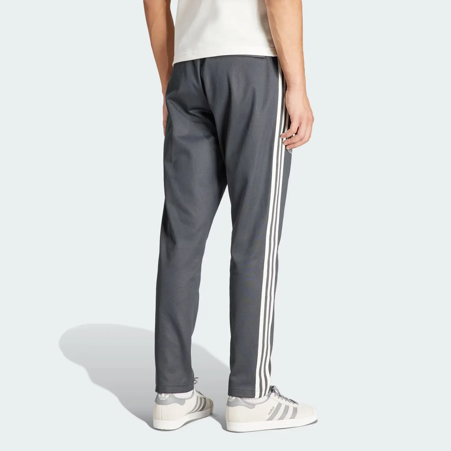 Трикотажные спортивные штаны мужские графитово-черные Adidas Originals, черный — фото 3