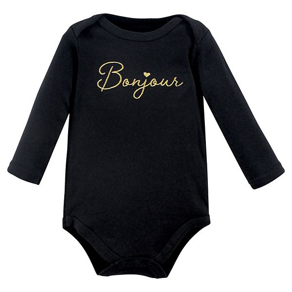 Боди для девочки с длинным рукавом, cotton, bonjour dachshund Hudson Baby — фото 4