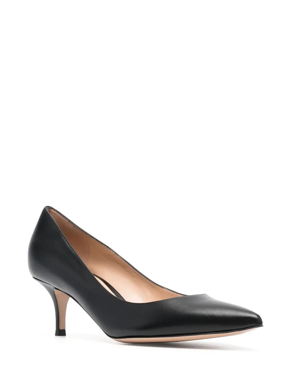 Туфли-лодочки с заостренным носком Gianvito Rossi, черный — фото 2