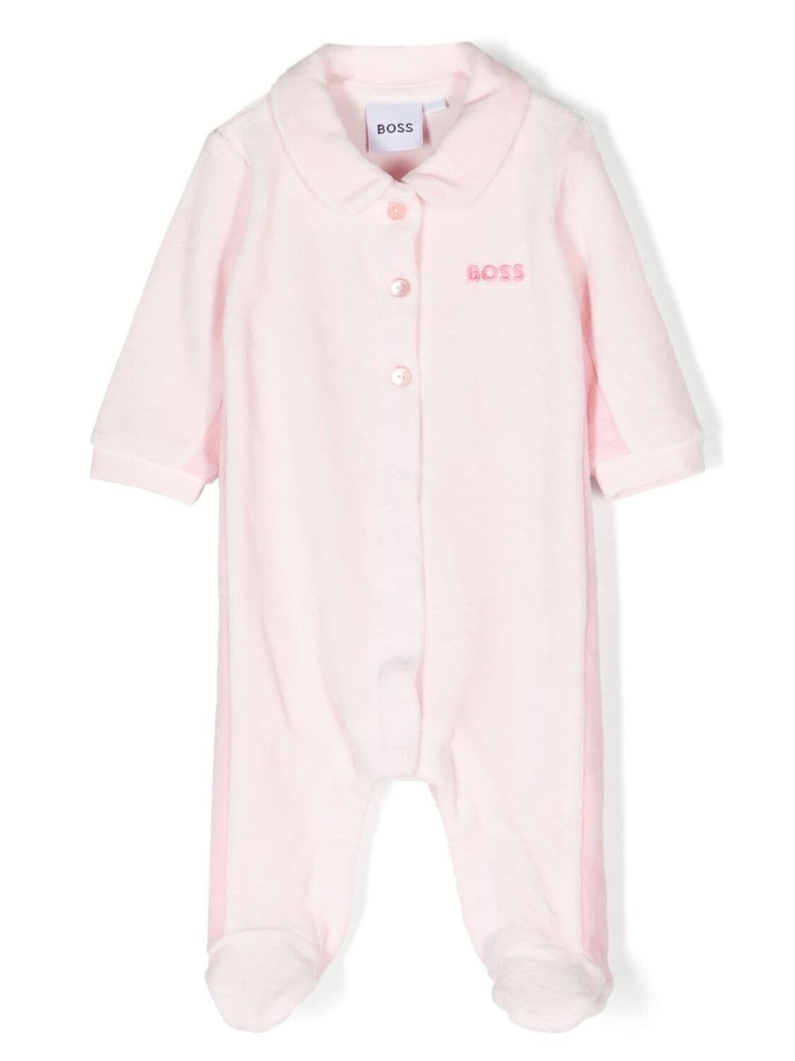 

BOSS Kidswear пижама с вышитым логотипом, розовый