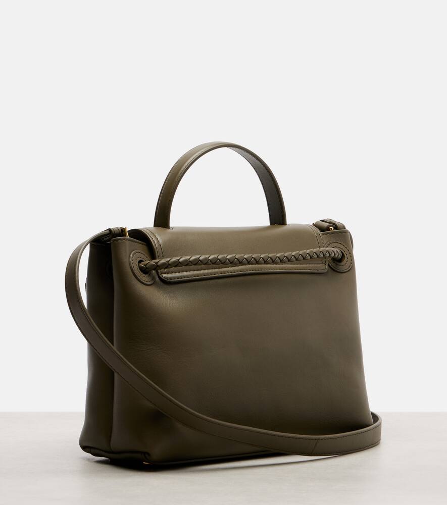 Ciao Ciao маленькая кожаная сумка-тоут Bottega Veneta, Cypress-Muse Brass — фото 4