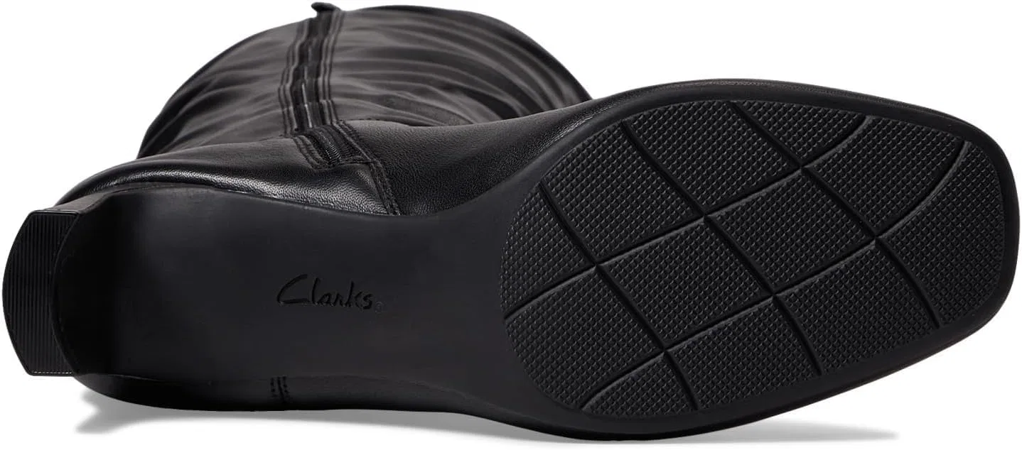 Женские модные ботинки Clarks Kyndall Rise, Black Synthetic — фото 3
