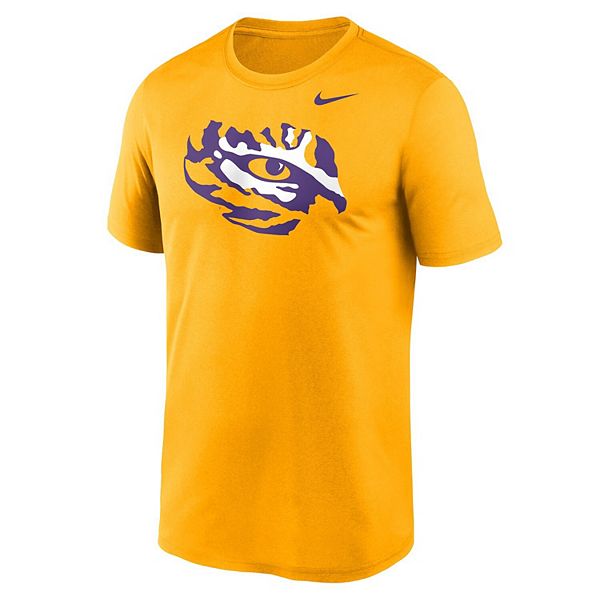 Мужская футболка lsu tigers primetime legend alternate logo gold Nike — фото 3
