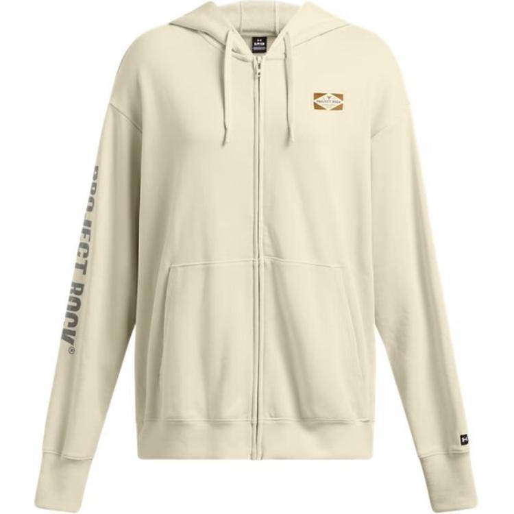 

Under Armour Куртка Джонсон Проект Рок женская Бело-серая, Mink White Gray