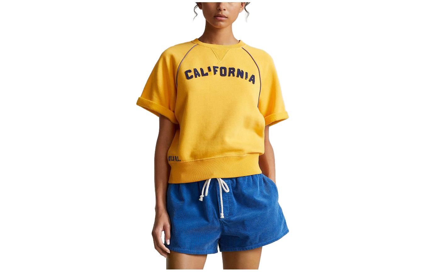 

Polo Ralph Lauren Женская желтая футболка SS23, Желтый, Polo Ralph Lauren Женская желтая футболка SS23