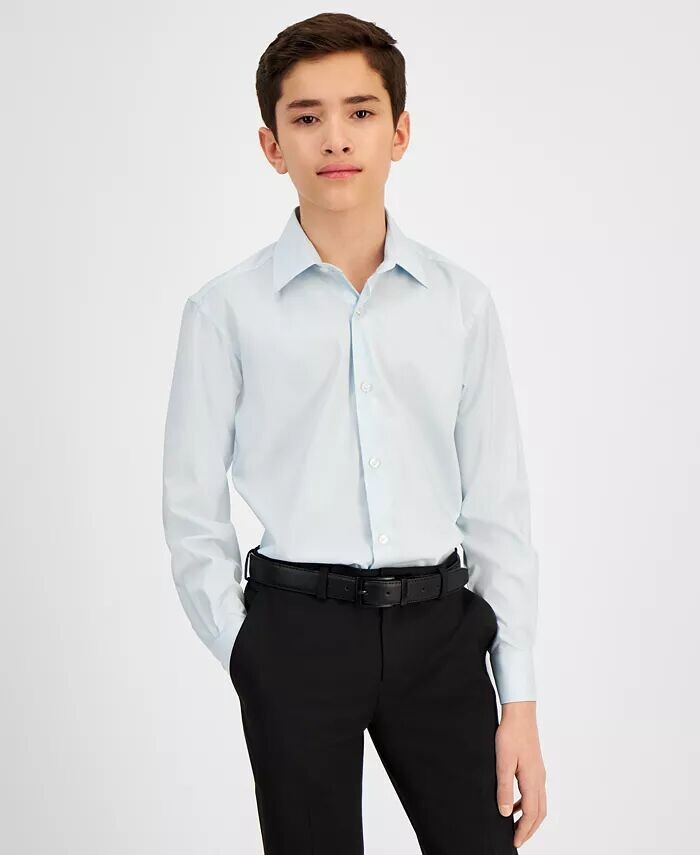 

Классическая рубашка стрейч классического кроя для больших мальчиков Michael Kors, синий