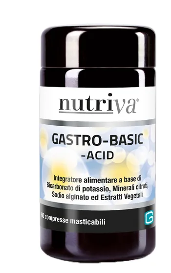 

Nutriva Gastro-Basic Добавка для снижения кислотности желудка, 60 таблеток