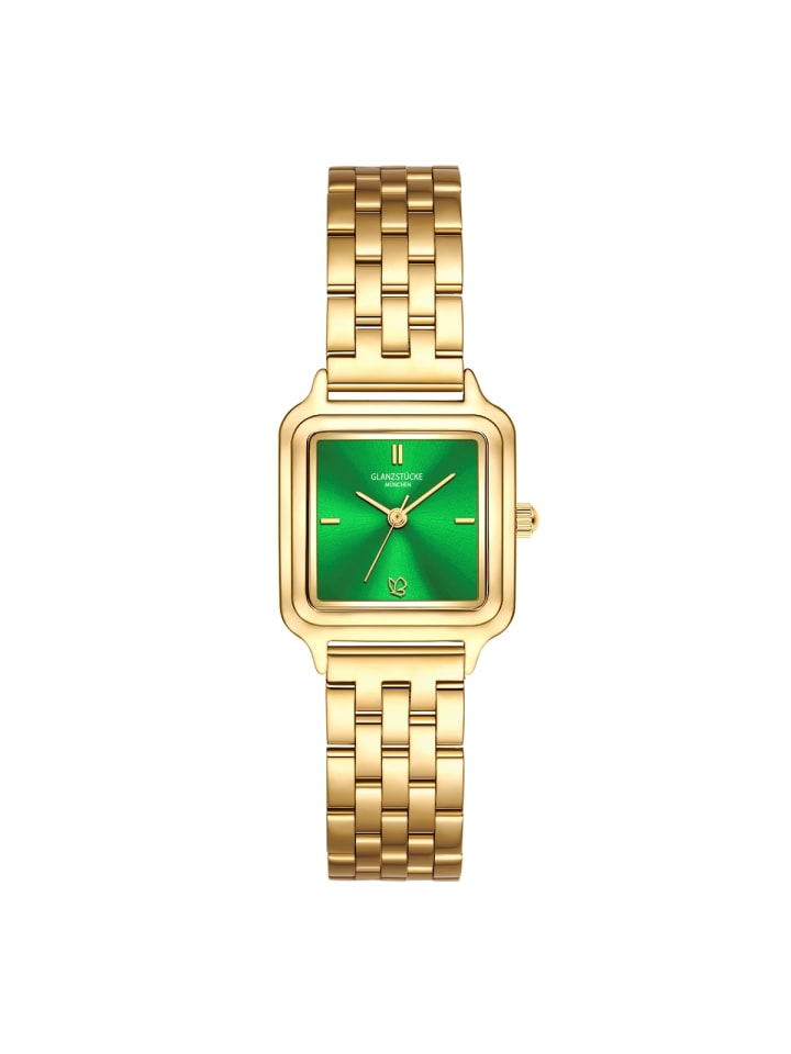 

Glanzstücke München Часы из нержавеющей стали в корпусе из желтого золота