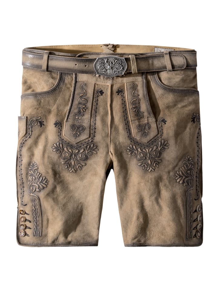 

Кожаные брюки Artur светло-коричневого цвета Stockerpoint