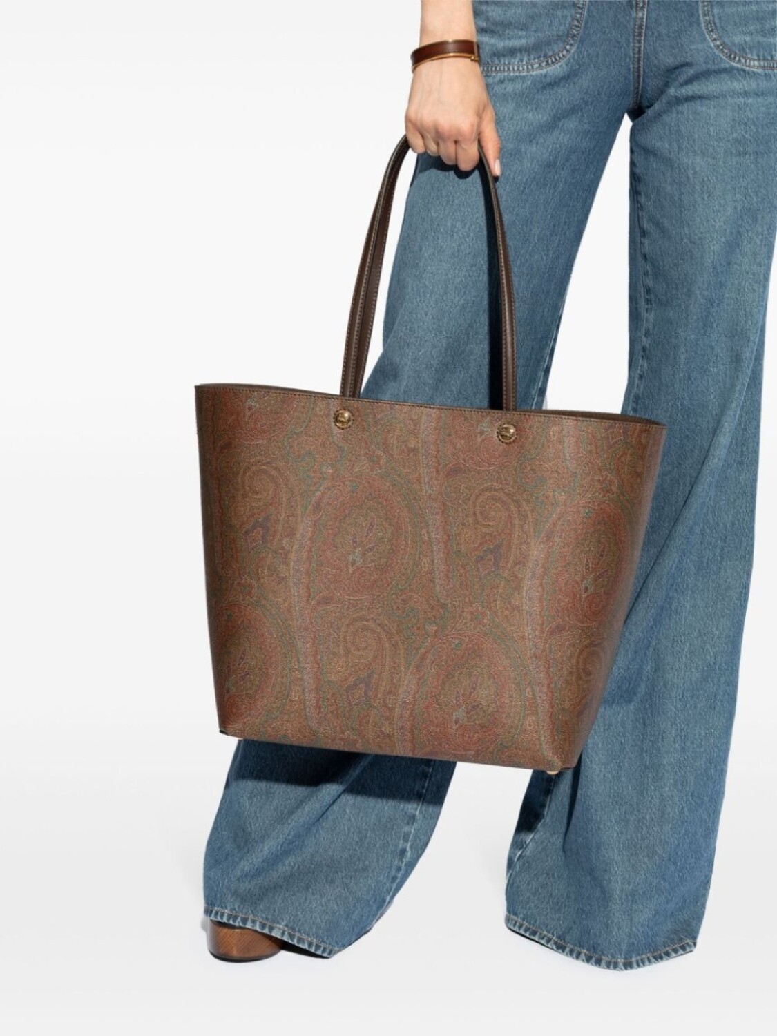 

ETRO сумка с принтом пейсли, коричневый