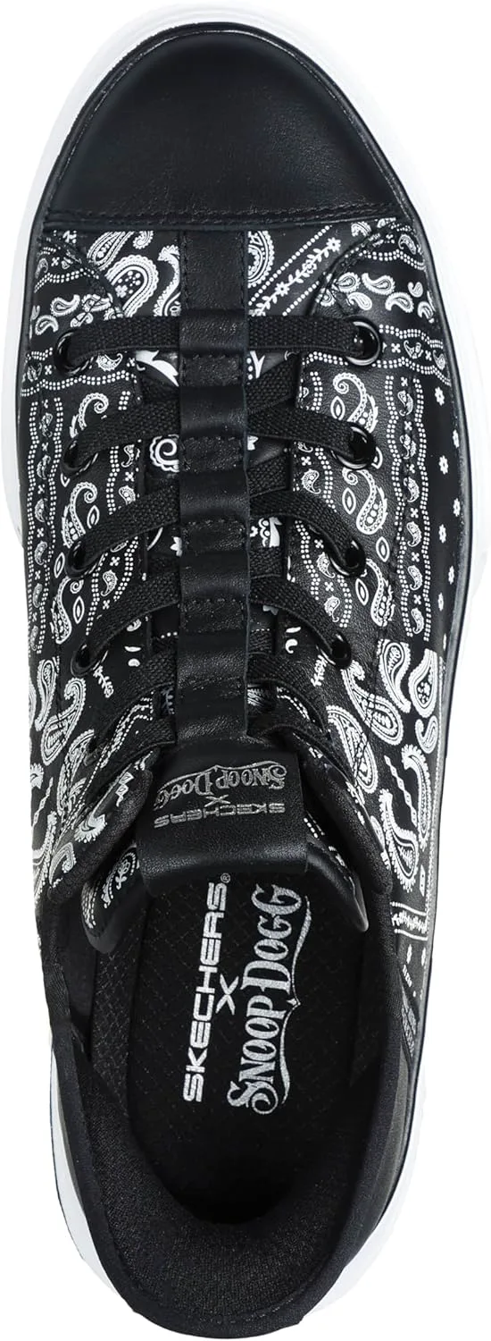 Мужские кроссовки Skechers Snoop Dogg: Snoop ONE-Double G Hands Free Slip-Ins, черно-белый — фото 4