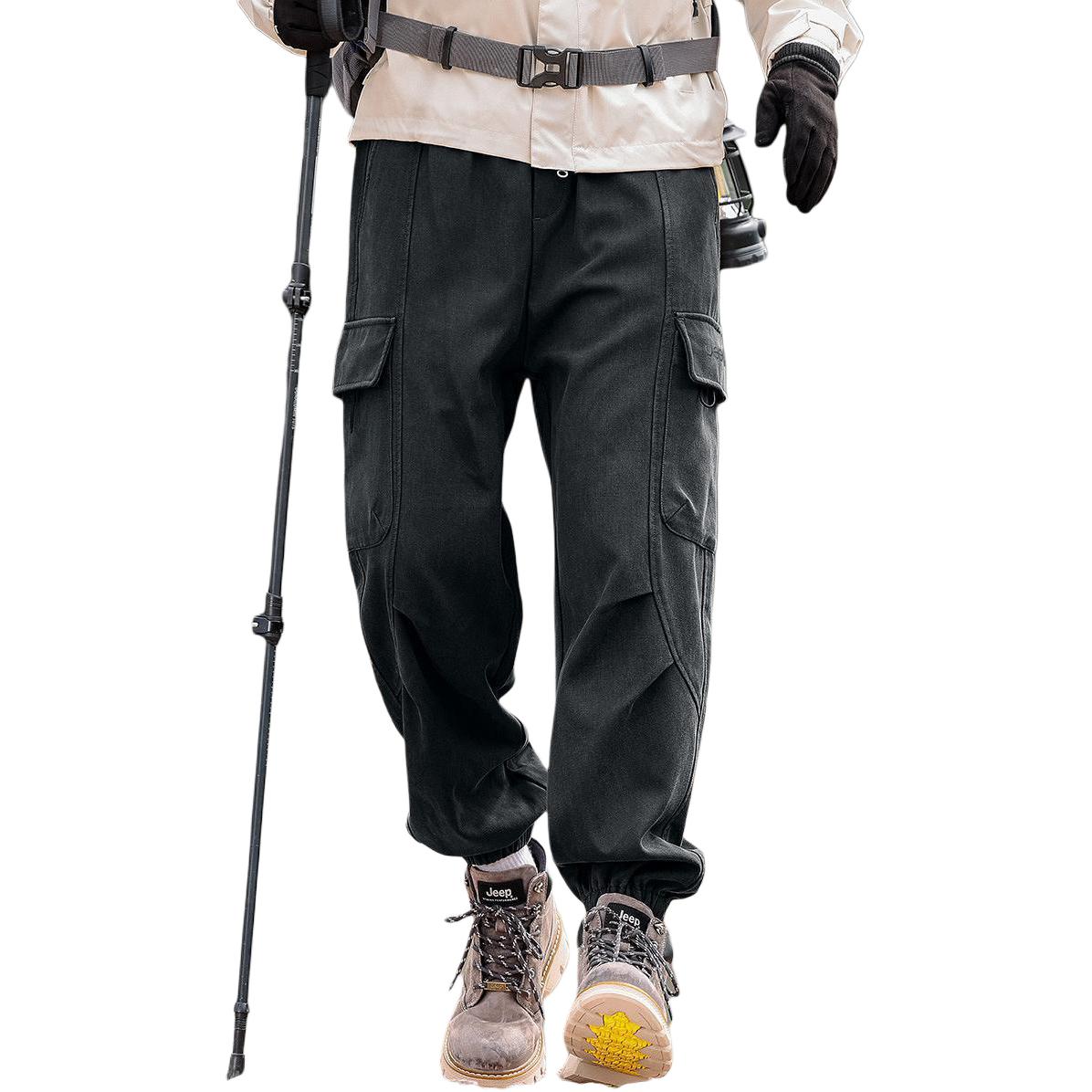 

Классические повседневные брюки Unisex Jeep, pure черный