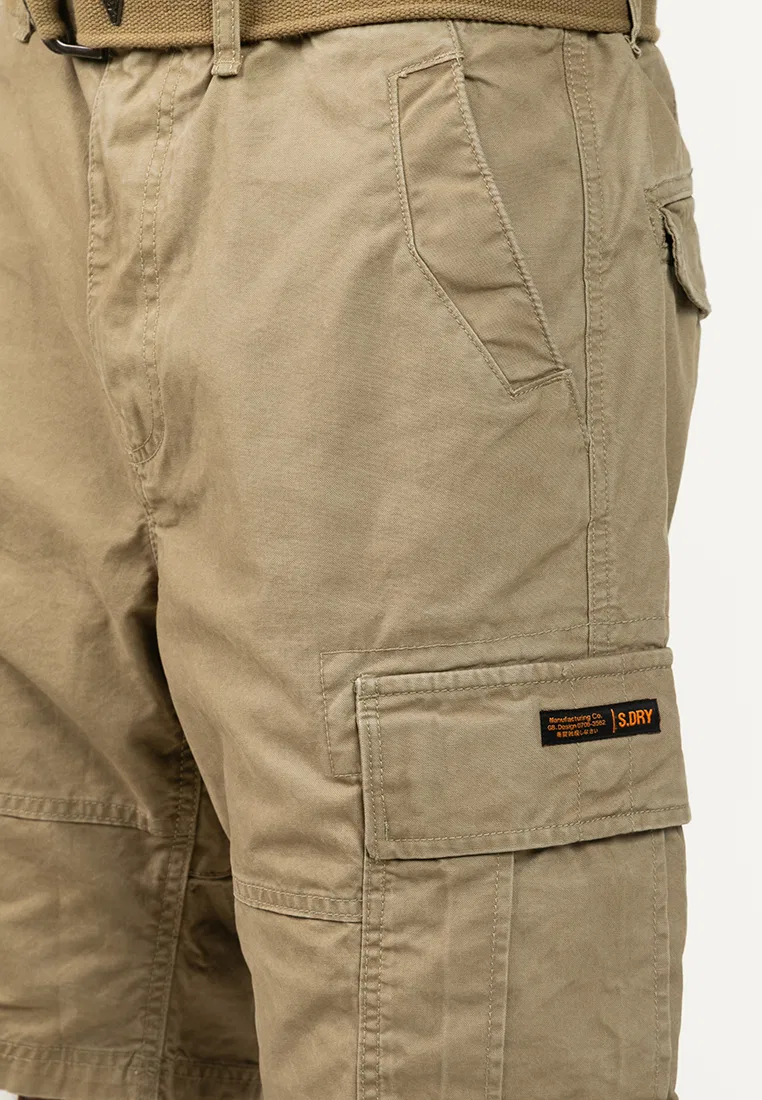 Шорты карго, тяжелая ткань, мужские Superdry, бежевый — фото 3