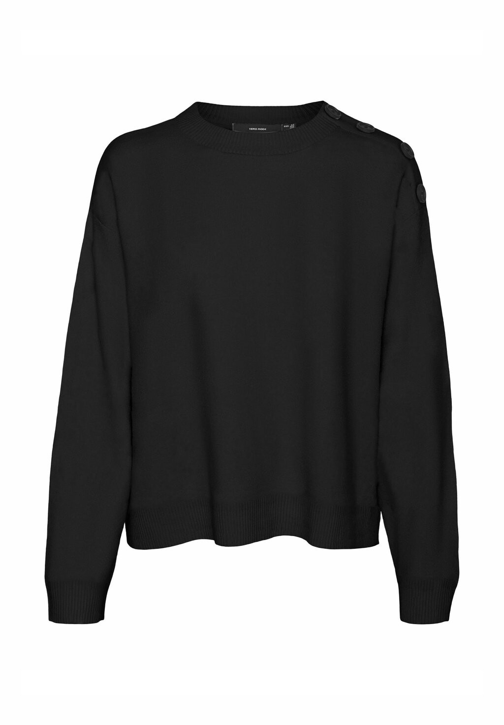 

Джемпер SABA O-NECK BUTTON NOOS Vero Moda, черный