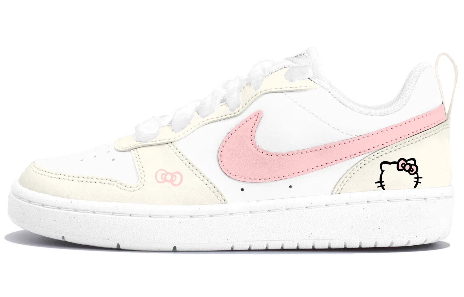 Кроссовки для скейтбординга Court Borough Leather Kids' Pink Teenagers Nike