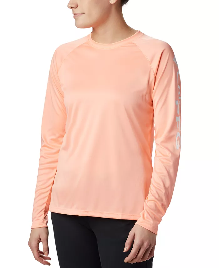 

Женская футболка PFG Tidal Tee II с технологией Omni-Shade Columbia, оранжевый