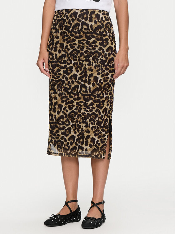 

Юбка миди slim fit Lea 15345811 Jdy, коричневый