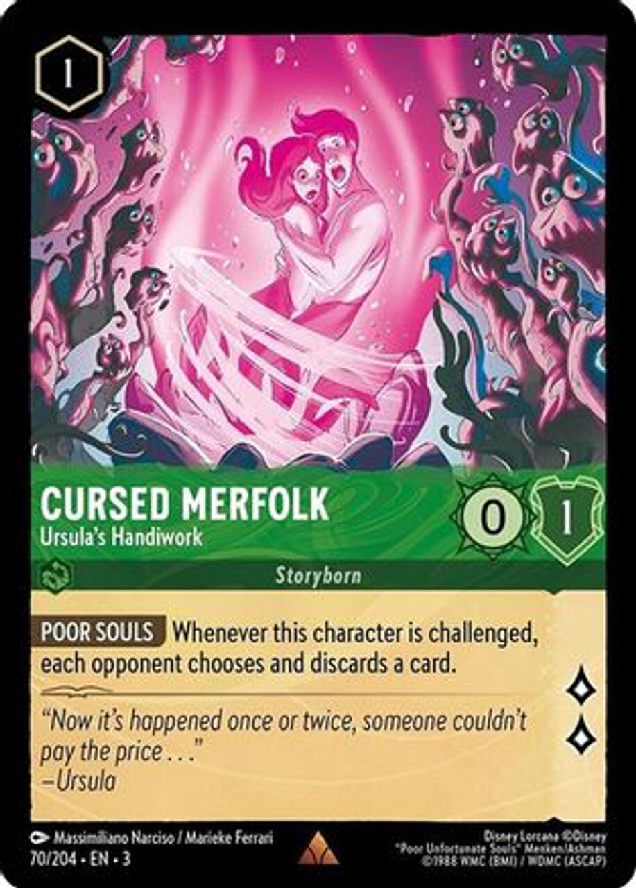 

Карточная игра Cursed Merfolk - Ursula's Handiwork (70/204) - Into the Inklands