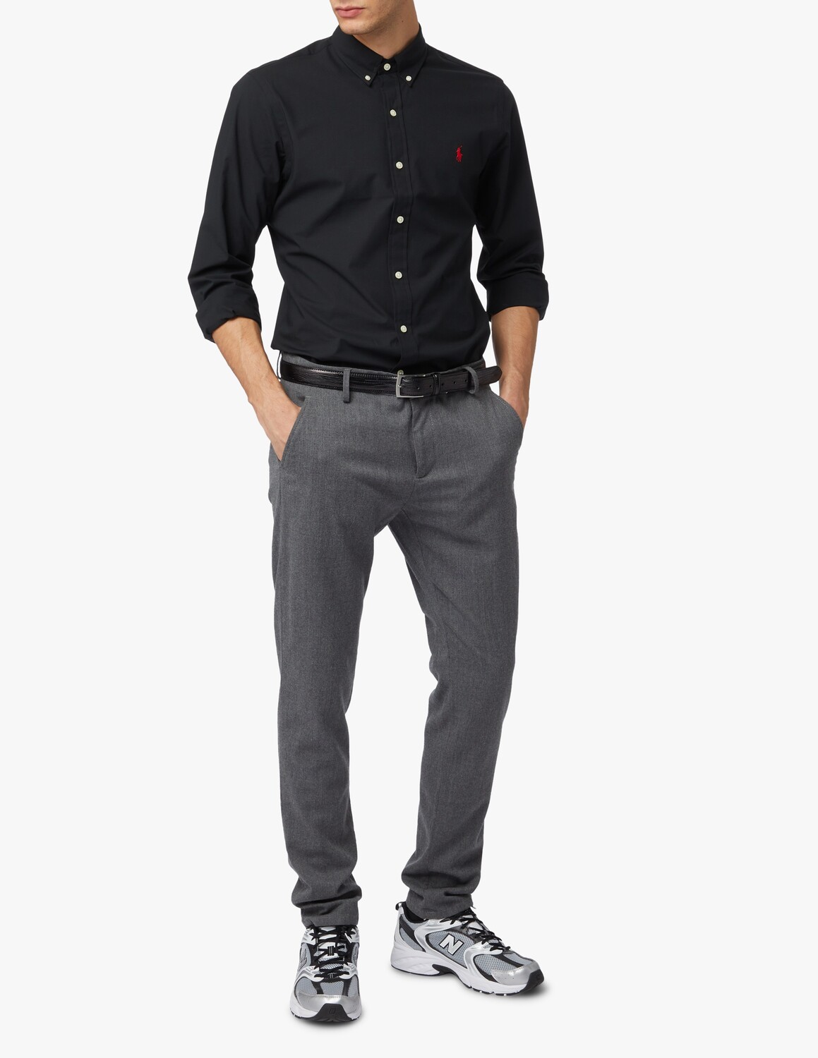 Спортивная рубашка из бистряка Ralph Lauren, цвет Polo Black — фото 2