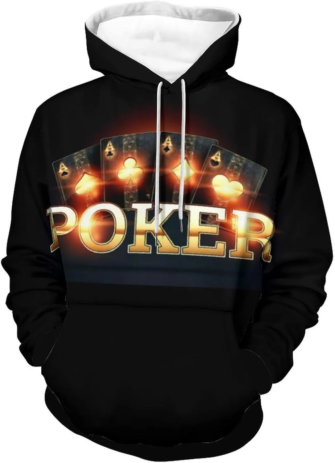 

Толстовка с капюшоном Ace Card Poker Player для мужчин Snbidmk
