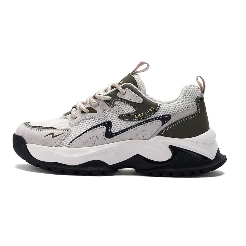 

Низкие массивные кроссовки мужские песочно-зеленого цвета JEEP SPIRIT, Light Sandy