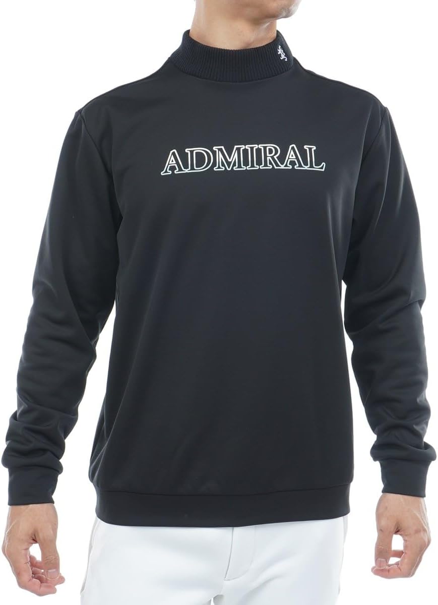 

Толстовка Admiral Golf, теплая толстовка с высоким воротником, черная, Черный, Толстовка Admiral Golf, теплая толстовка с высоким воротником, черная