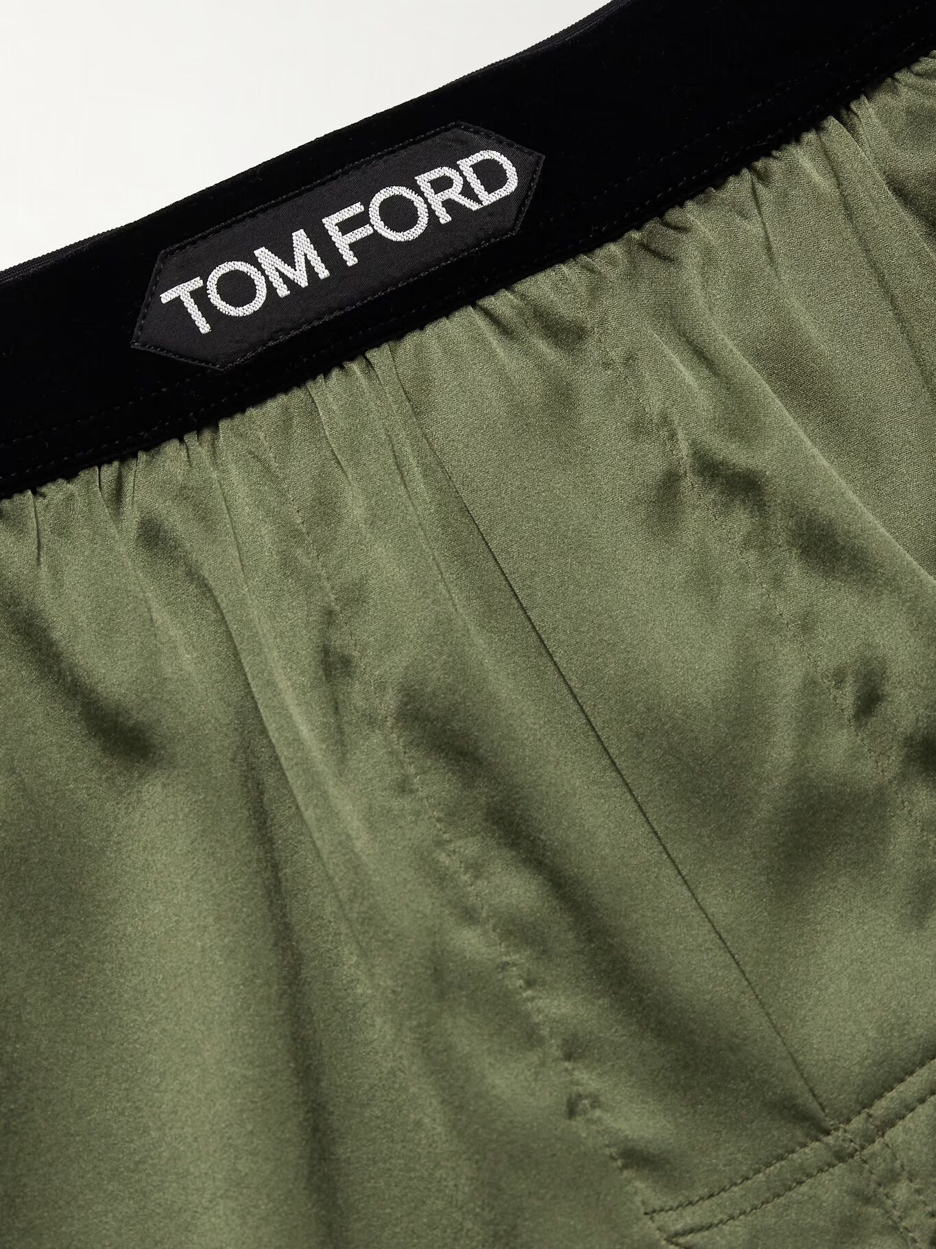 

Боксеры из эластичного шелкового атласа TOM FORD, зеленый