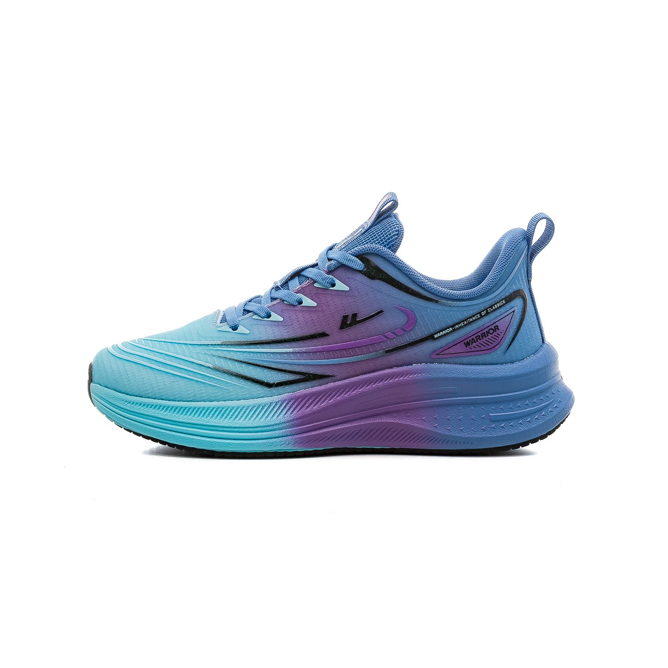 

WARRIOR Низкие повседневные кроссовки для бега мужские slip resistant shock absorbers cyan purple blue