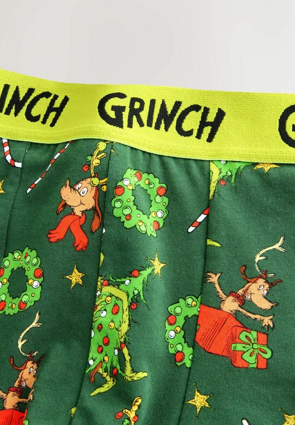 Рождественские оригинальные боксерские трусы Next, Grinch — фото 2
