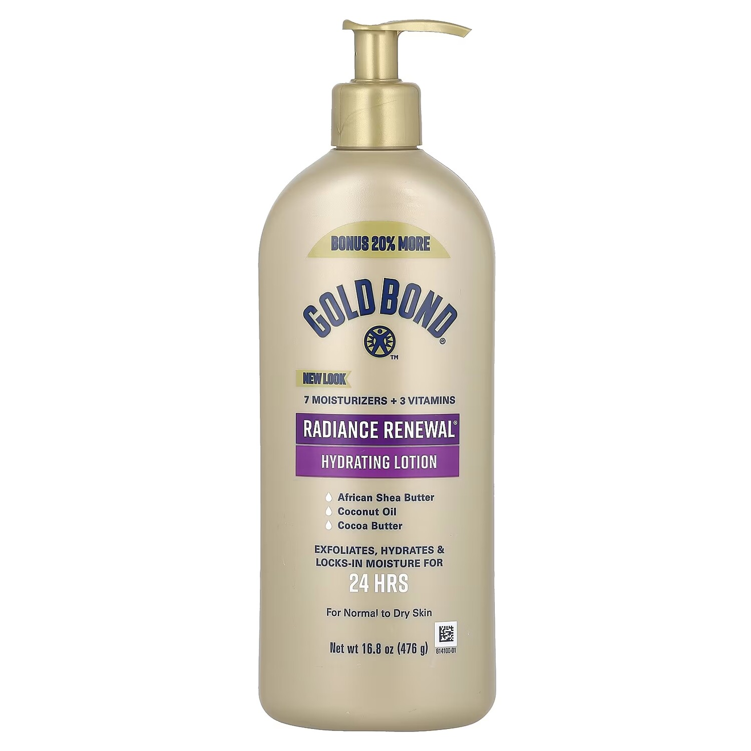 

Обновляющий увлажняющий лосьон Gold Bond Radiance, 16,8 унций (476 г)