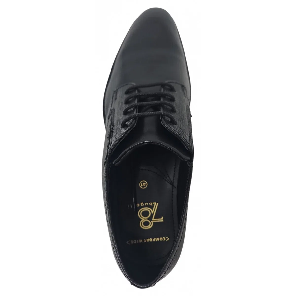 Туфли шнурованные элегантные, Bugatti shoes, черный — фото 4