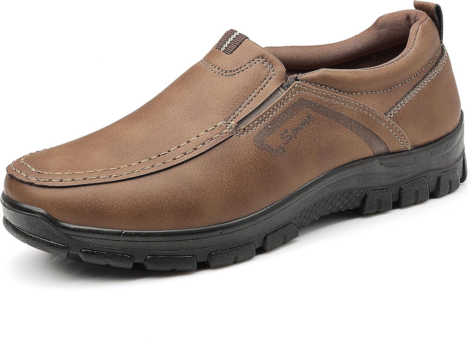 

Мужские мокасины COSIDRAM, слипоны, повседневные удобные мягкие мокасины, ежедневные туфли, для вождения и прогулок, легкие, A/Tan