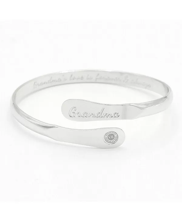 

Бабушкины браслеты, гравированные браслеты Hollywood Sensation, silver