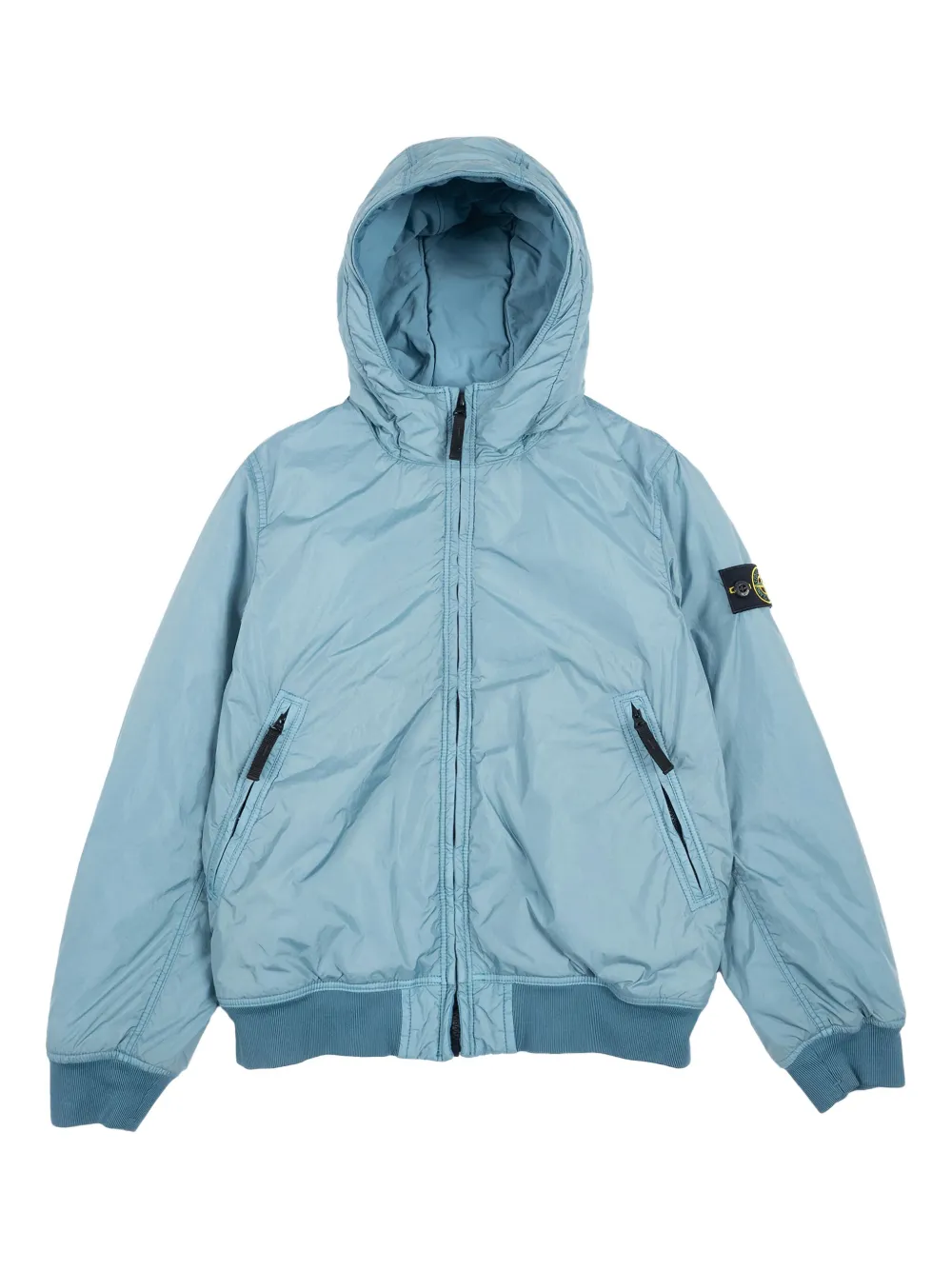 

Куртка-бомбер с капюшоном Stone Island Junior, синий