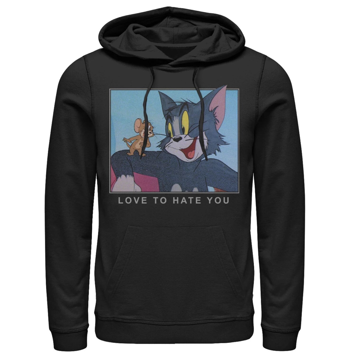 

Мужская толстовка с портретом Tom And Jerry Love To Hate You Licensed Character