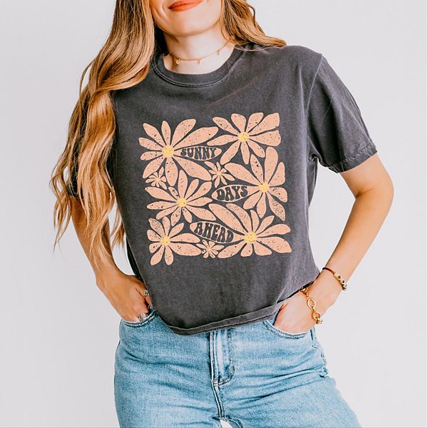 

Кроп-топ Sunny days ahead daisies Simply Sage Market, Pepper