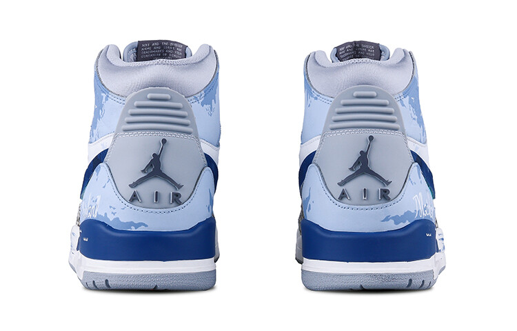 Мужские баскетбольные кроссовки Jordan Legacy 312 Vintage, Sky Blue — фото 4